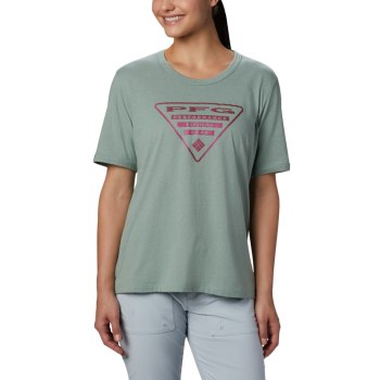 Columbia PFG Triangle, Camiseta Rosas Para Mujer | 071395-KDP